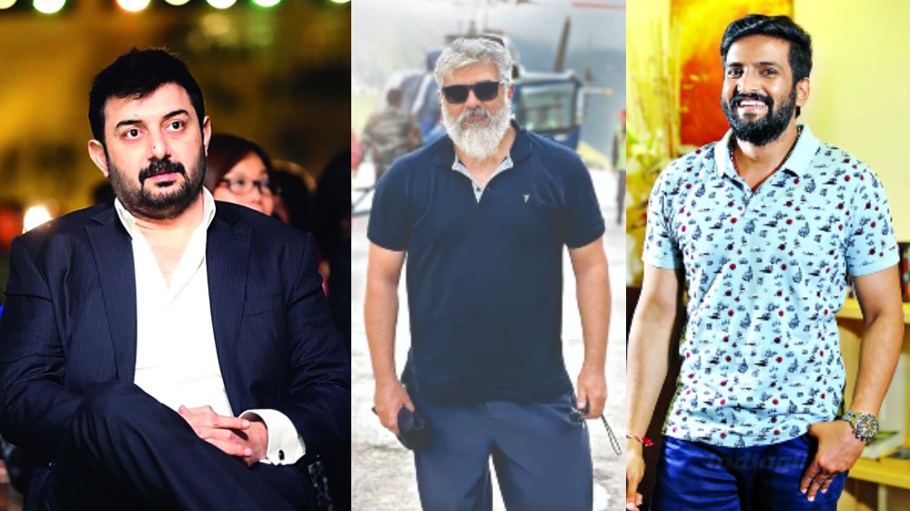 Arvind Swami, Santhanam on board AK62?