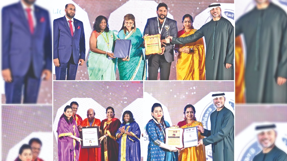 Secy of Annai Veilankanni’s College receives Best Social Activist award Secy of Annai Veilankanni’s College receives Best Social Activist award