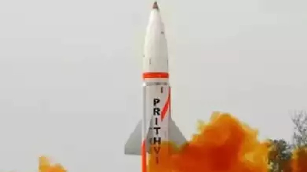 India successfully carries out test launch of Prithvi-II missile