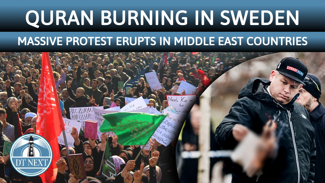 Massive protests erupt in Middle East countries against Quran burning incident Massive protests erupt in Middle East countries against Quran burning incident