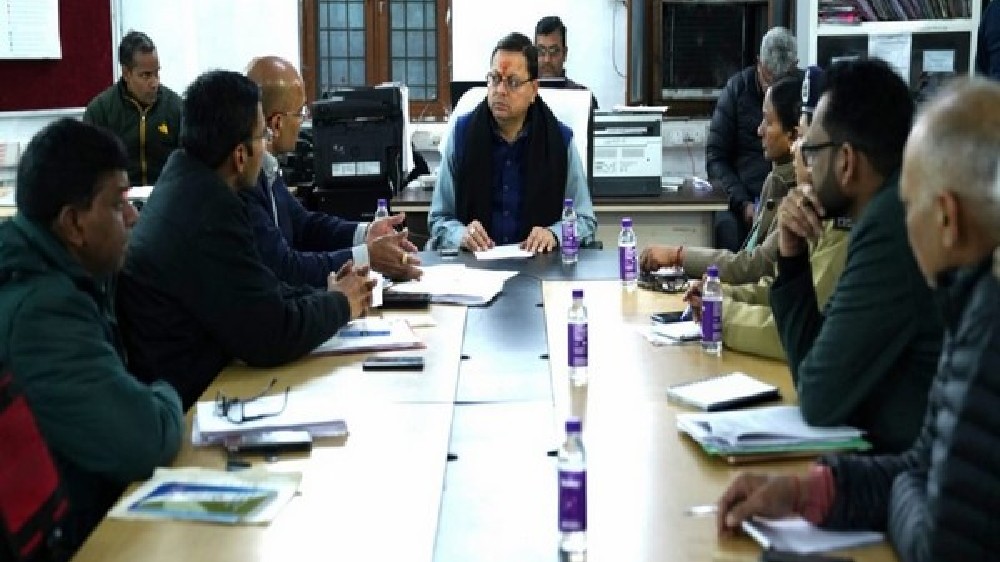 Joshimath landslide: Dhami reviews relief & rescue operations