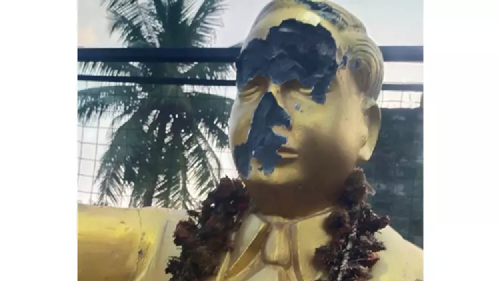 Ambedkar statue damaged near Chennai
