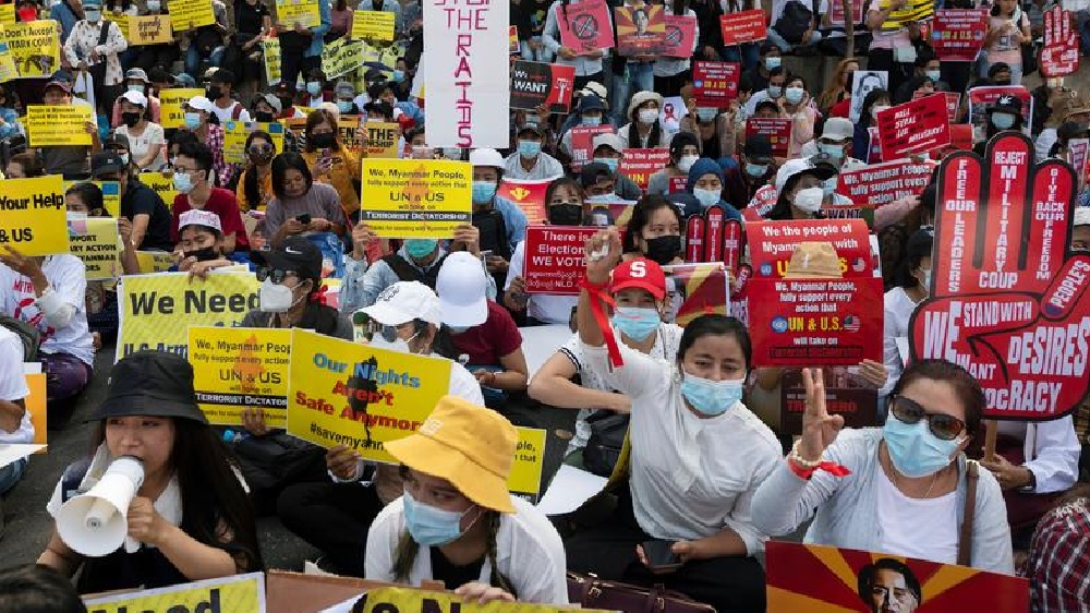 Myanmars military government enacts new political party law