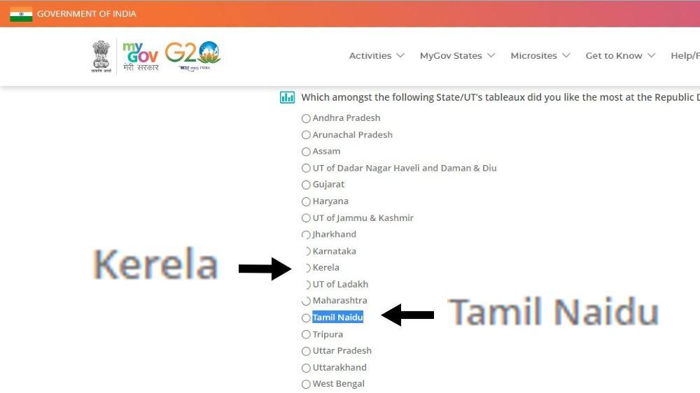 TN named as Tamil Naidu on Union govt site; sparks row