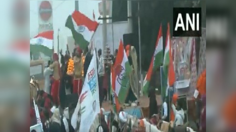 Colourful processions mark Bharat Jodo Yatra in Haryanas Karnal