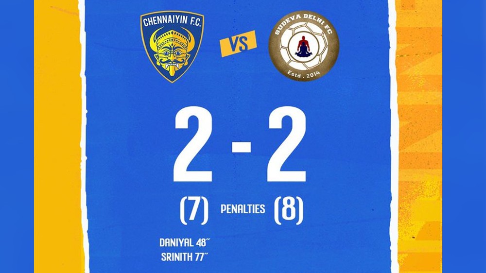 Chennaiyin goes down to Sudeva Delhi  on penalties in Youth Cup semi-finals