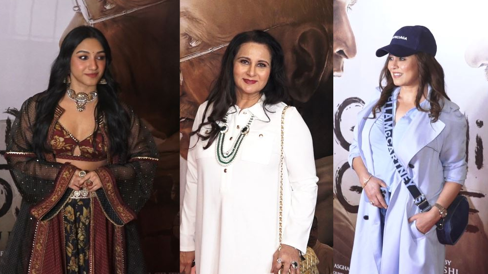 Celebs at Gandhi Godse Ek Yudh special screening: Check outfits