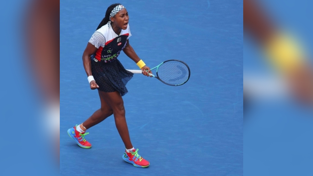 Coco Gauff knocks out Raducanu in second round