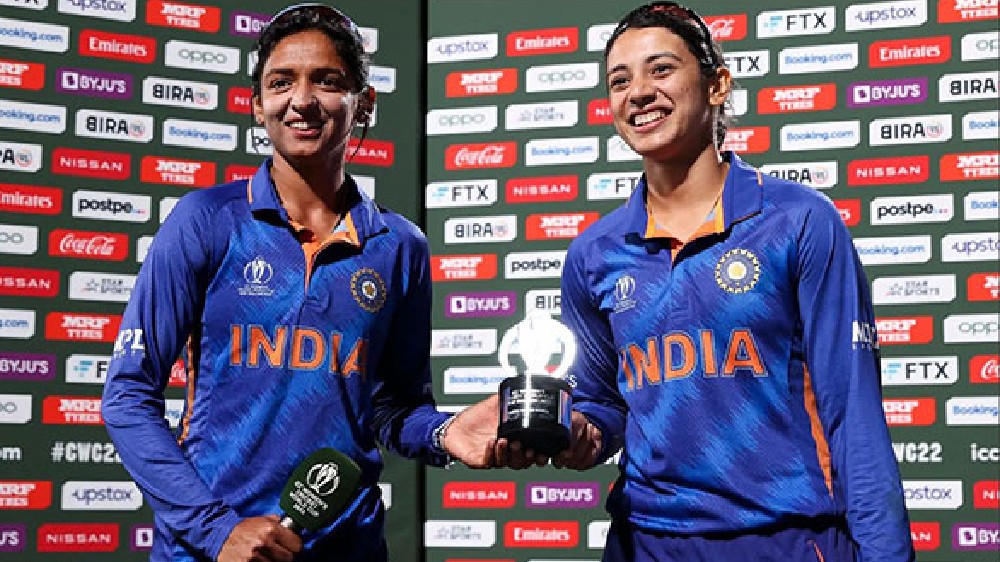 Smriti, Renuka included in ICC Womens ODI Team of the Year 2022