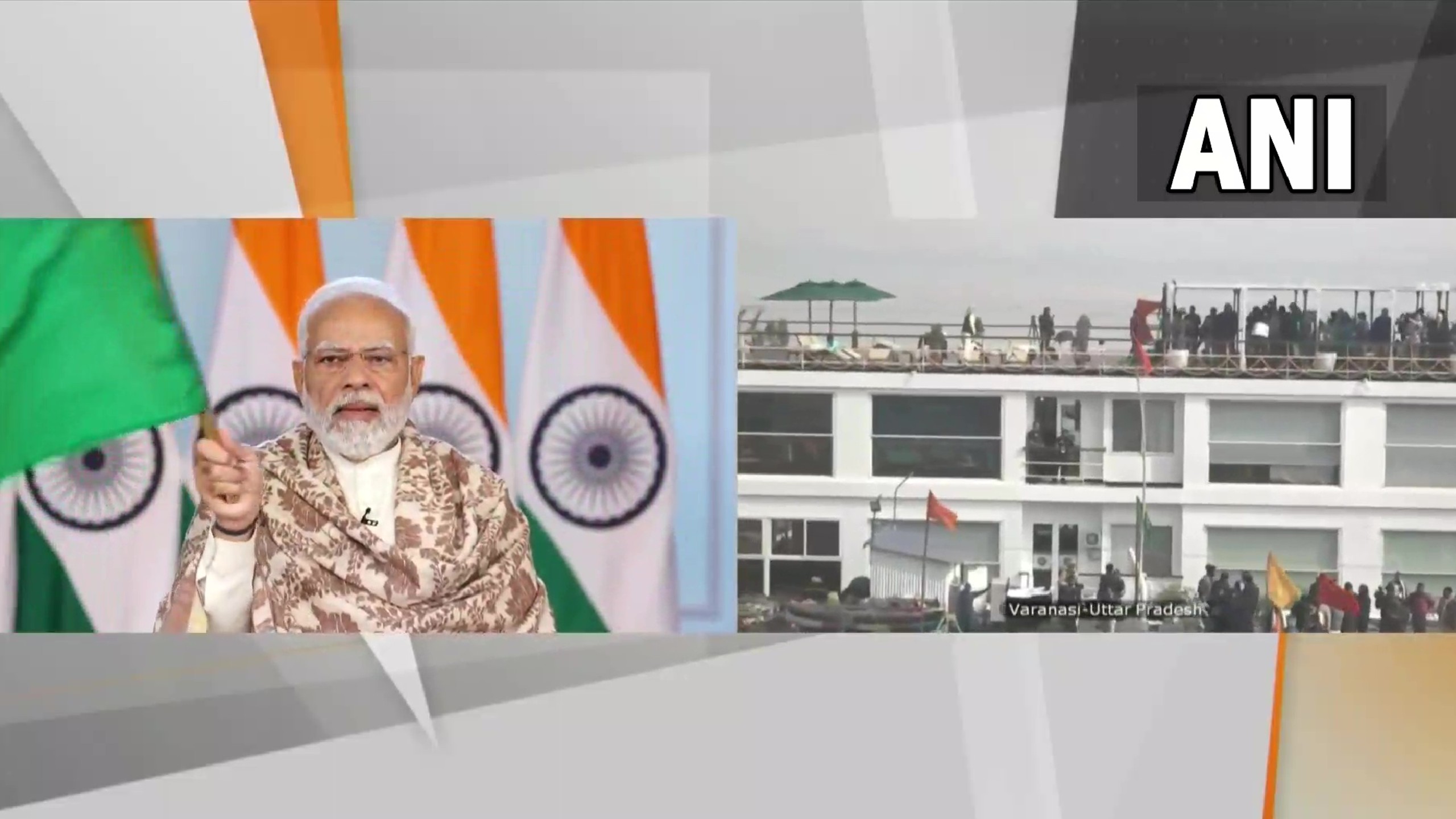 Modi flags off worlds longest river cruise MV Ganga Vilas