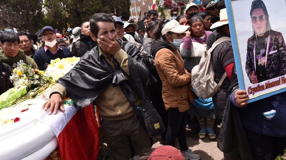 Peru families mourn protest dead after worst violence in decades Peru families mourn protest dead after worst violence in decades