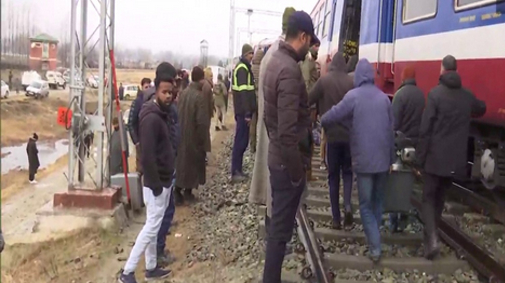J-K: Train derails in Mazhama area of Budgam district, no one injured
