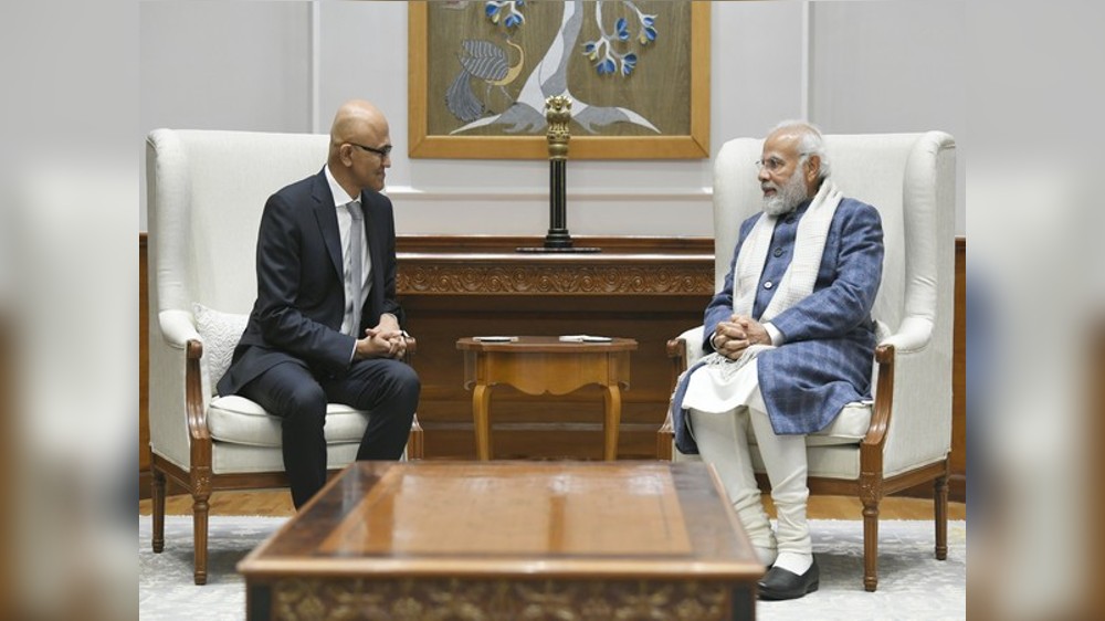 Microsoft chief met PM, says Indias digital transformation inspiring