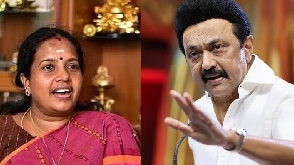 Will Stalin greet people on Hindu festivals: Vanathi Srinivasan Will Stalin greet people on Hindu festivals: Vanathi Srinivasan