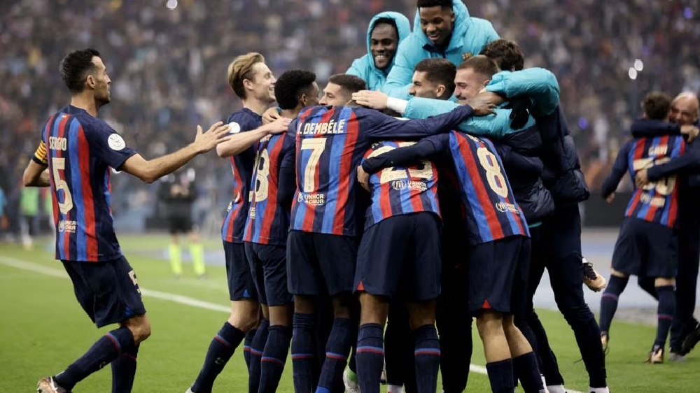 Barcelona ease to 3-1 victory over Real Madrid to win Super Cup