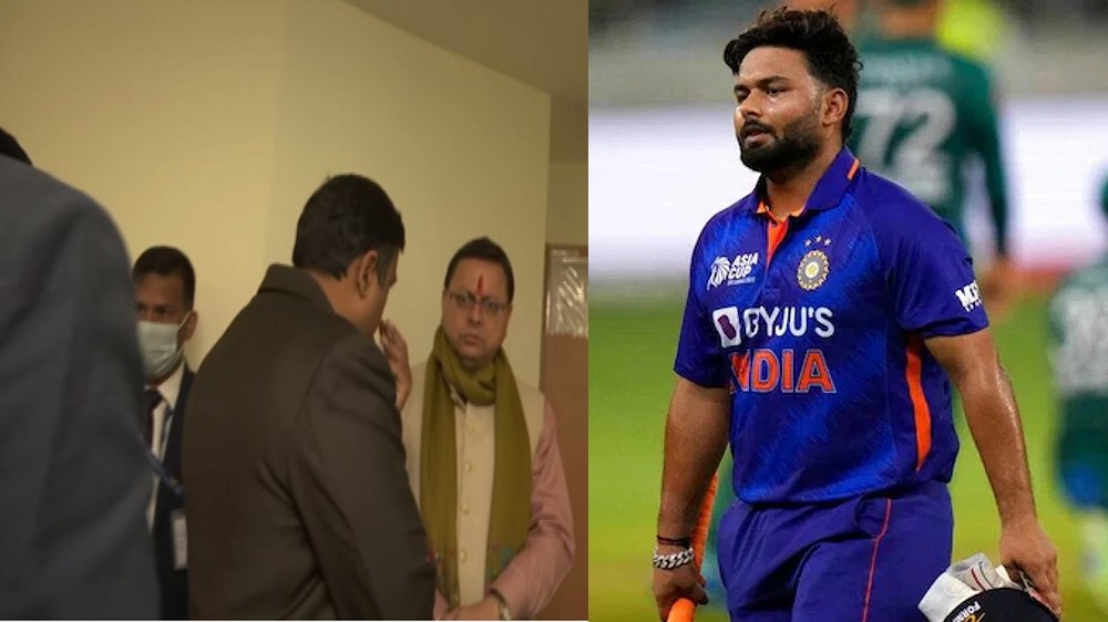 CM Dhami visits hospital in Dehradun to see injured Rishabh Pant