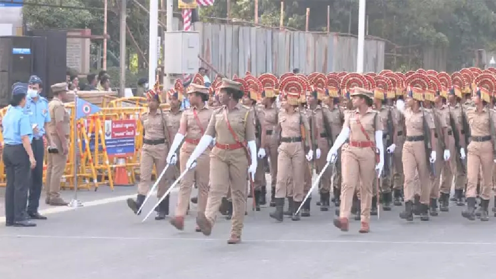 Ahead of R-Day, rehearsal parade held in Chennai