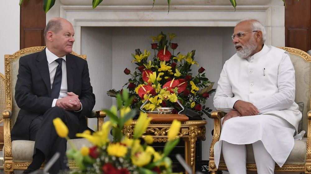 Modi, German Chancellor Scholz hold wide-ranging talks