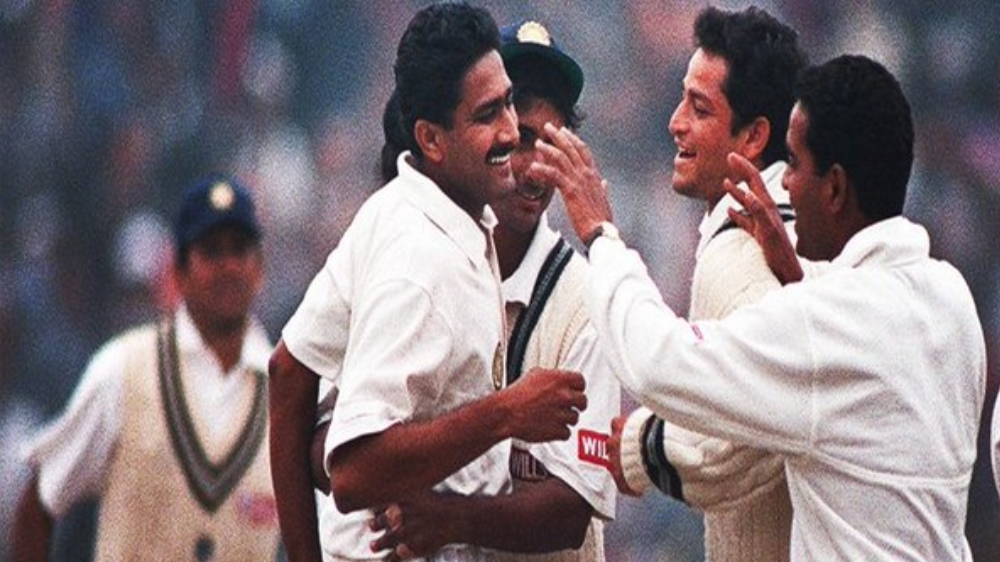 This day, 1999: Kumble became 2nd bowler to take 10 wickets in Test