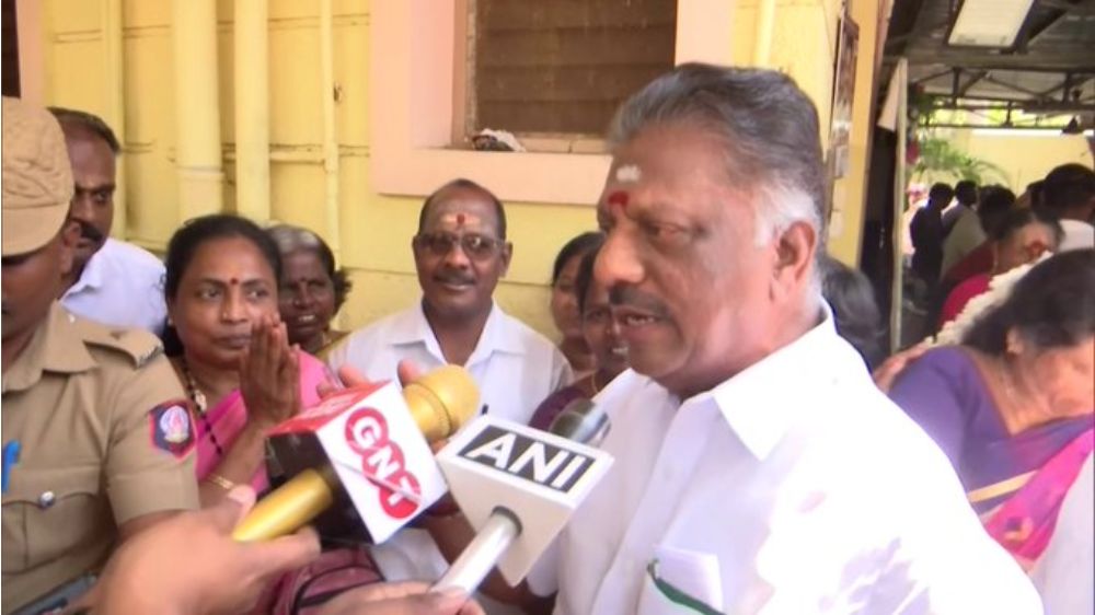 Confining voters into shelters unprecedented: O Panneerselvam