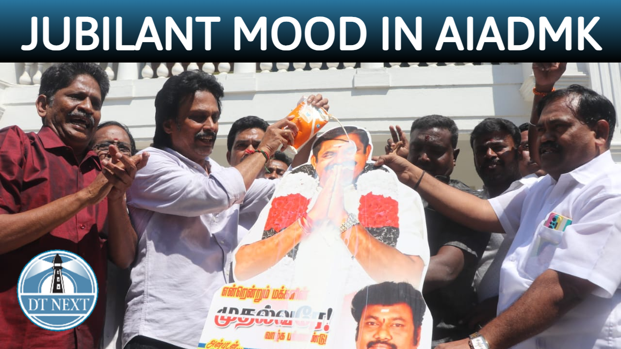 AIADMK celebrates SC verdict with crackers and sweets