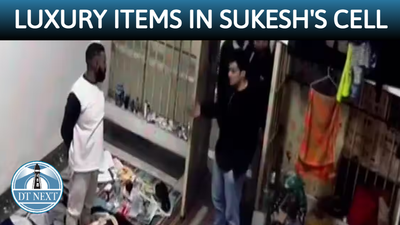 Luxury items found in Sukeshs cell