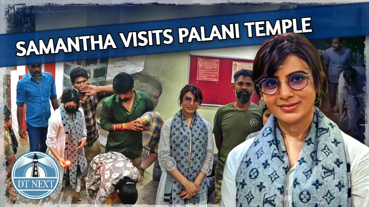 Samantha visits Palani Murugan temple amid Myositis recovery