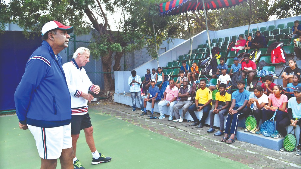 Legends Borg, Amritraj deliver coaching masterclass