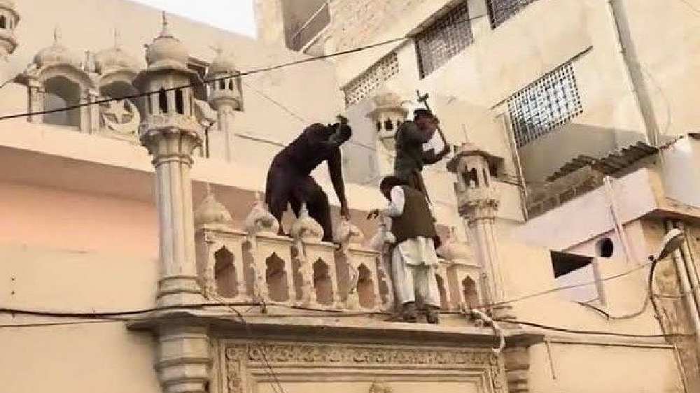 Ahmadi worship place vandalised in Karachi
