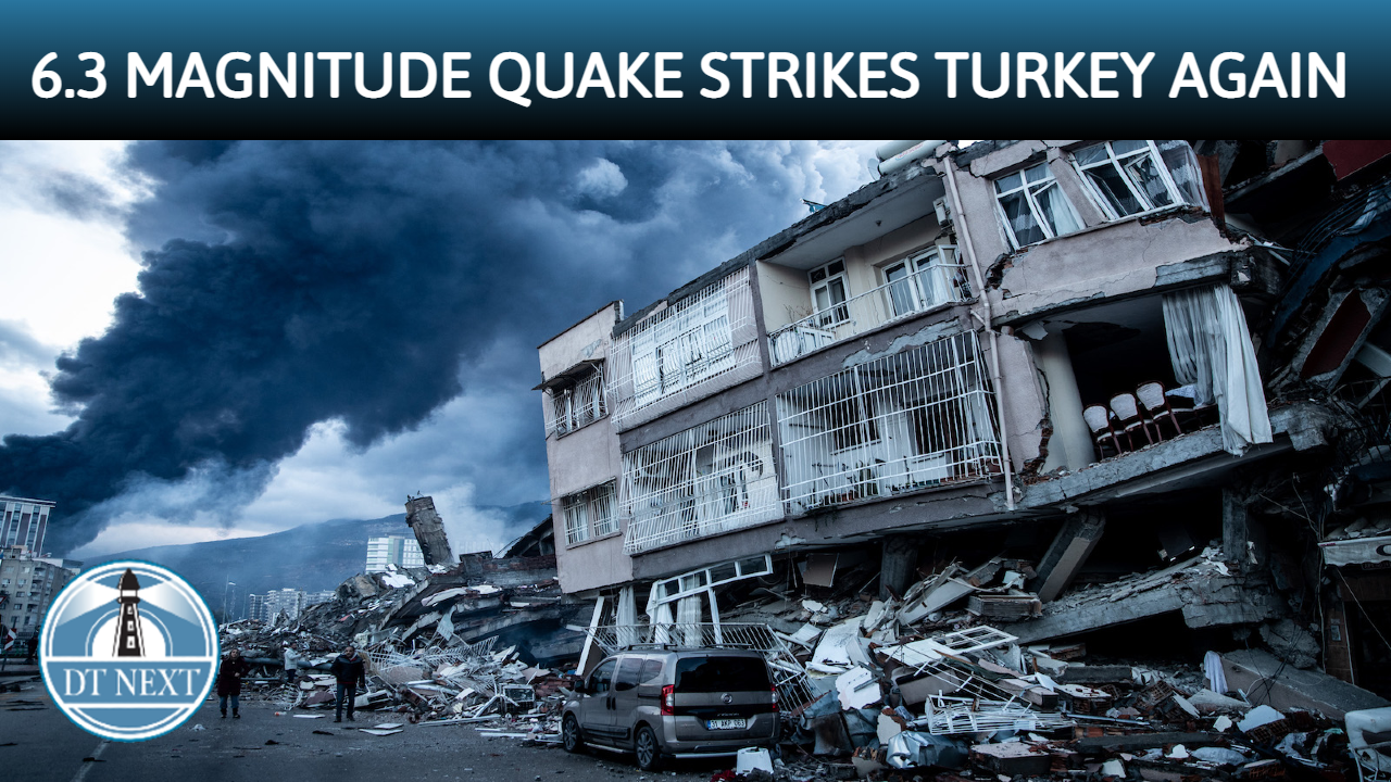 6.3 magnitude quake strikes Turkey-Syria border region