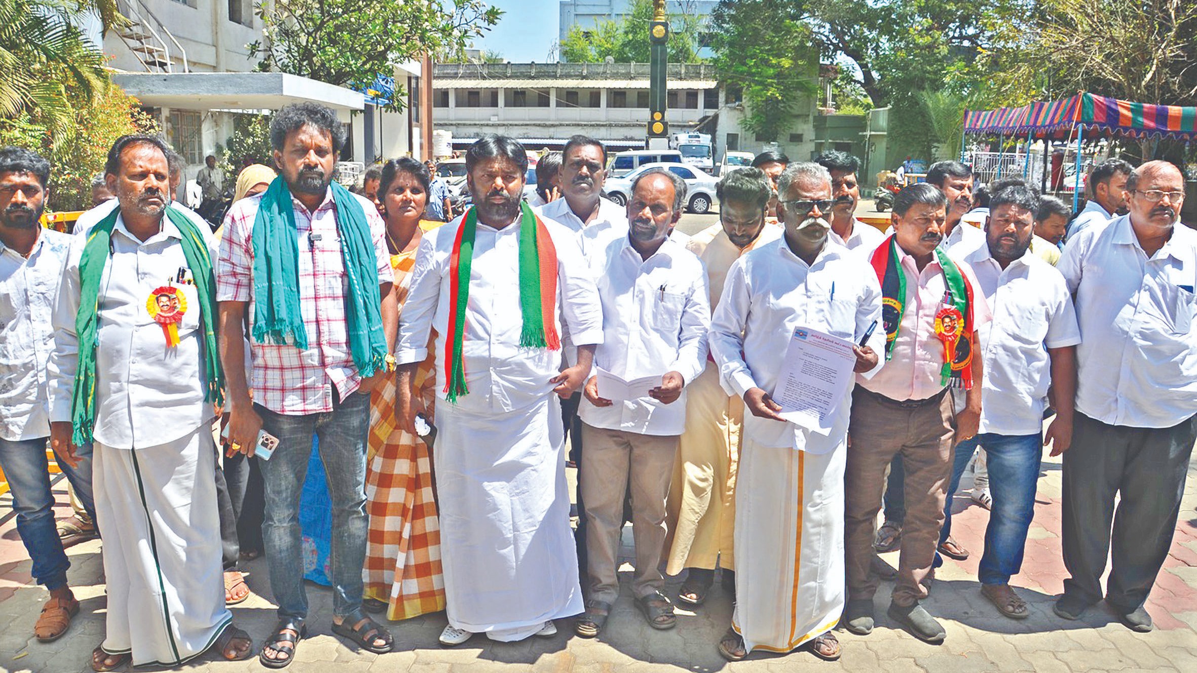 Day after clash, two NTK cadre arrested