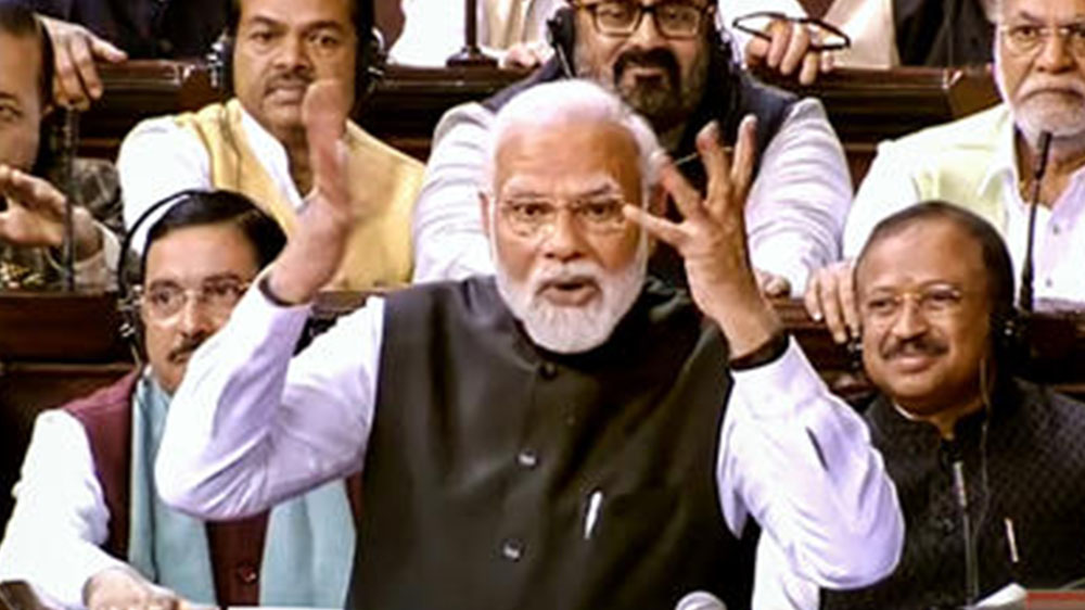 Rajya Sabha proceedings adjourned briefly amid sloganeering