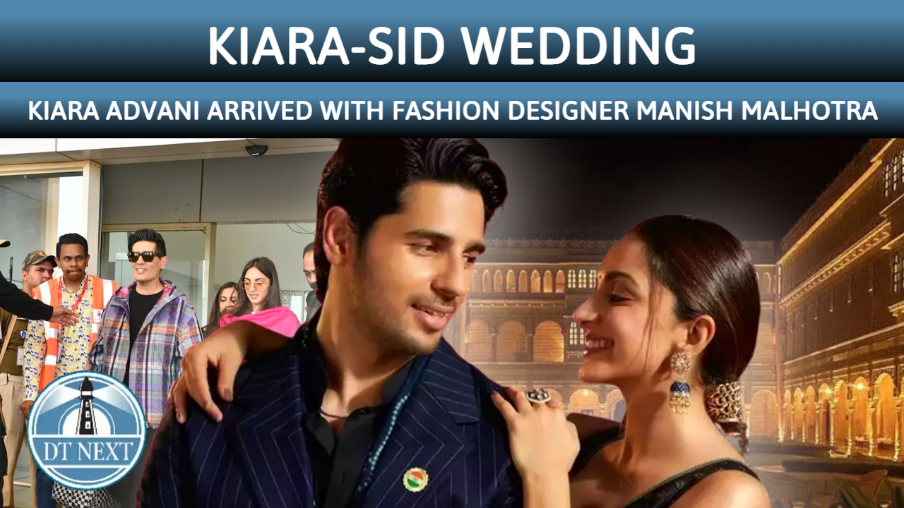 Kiara-Sid wedding: Kiara arrived in Jaisalmer with designer Manish Malhotra Kiara-Sid wedding: Kiara arrived in Jaisalmer with designer Manish Malhotra
