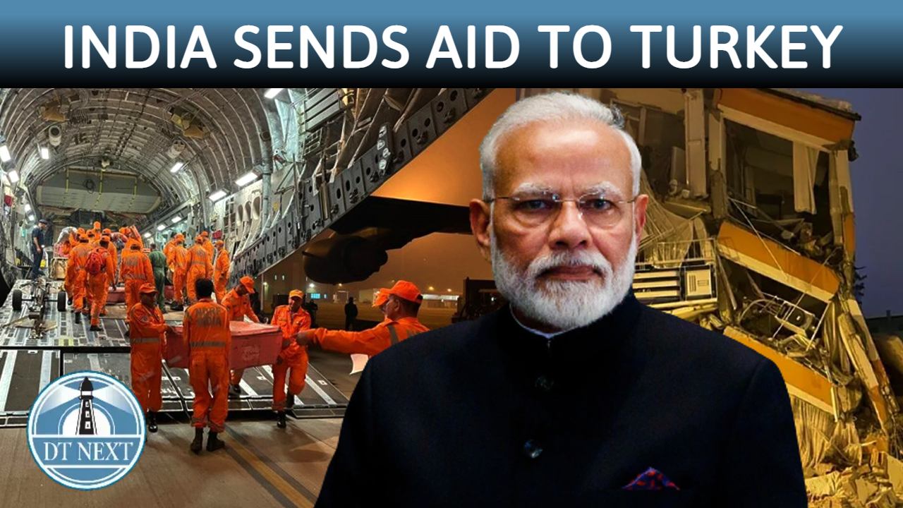 India sends relief material to Turkey & Syria India sends relief material to Turkey & Syria