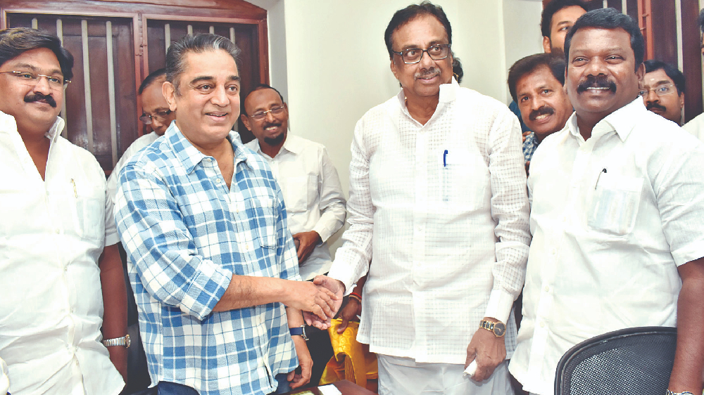 Kamal Haasan to campaign for EVKS Elangovan