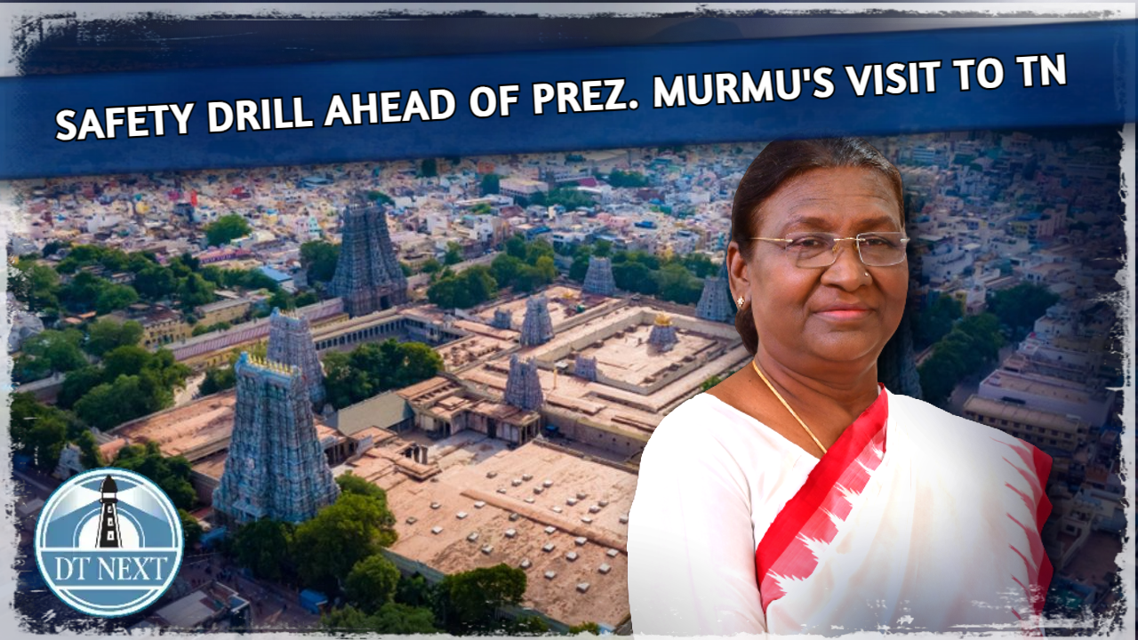 Safety drill ahead of Prez. Murmus visit to TN Safety drill ahead of Prez. Murmus visit to TN