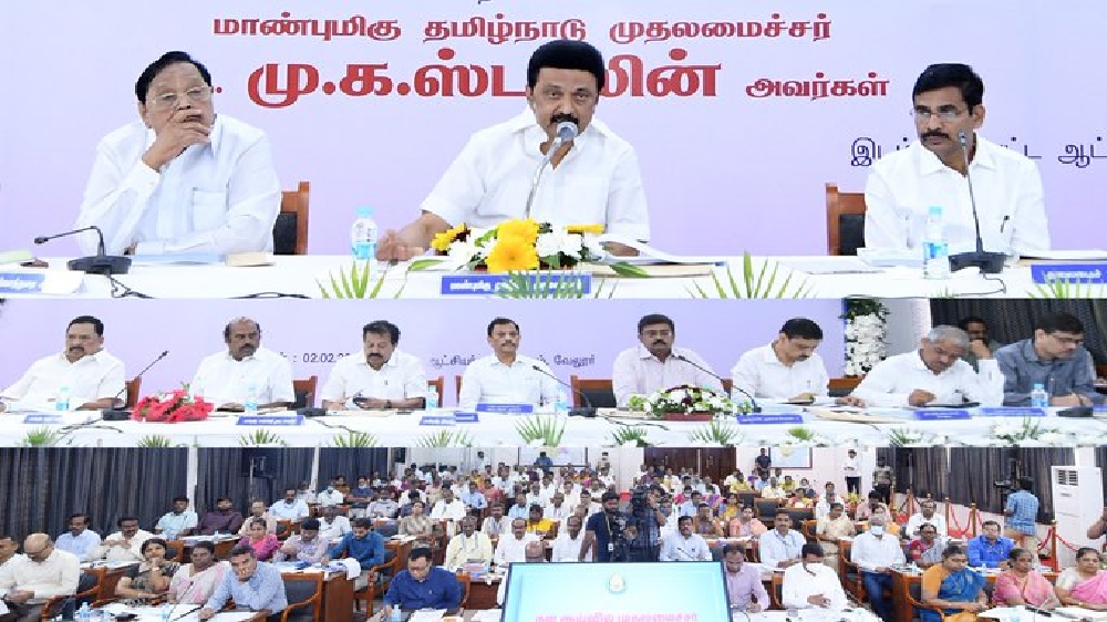 Stalin chairs zonal review meeting in Vellore, Collectors participate