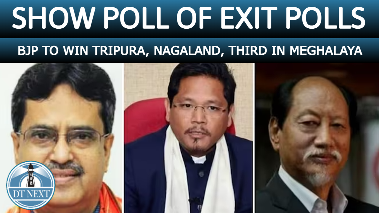 Exit Polls : BJP to win Tripura, Nagaland, third in Meghalaya Exit Polls : BJP to win Tripura, Nagaland, third in Meghalaya