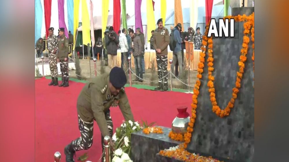Homage paid to CRPF personnel at Pulwama memorial
