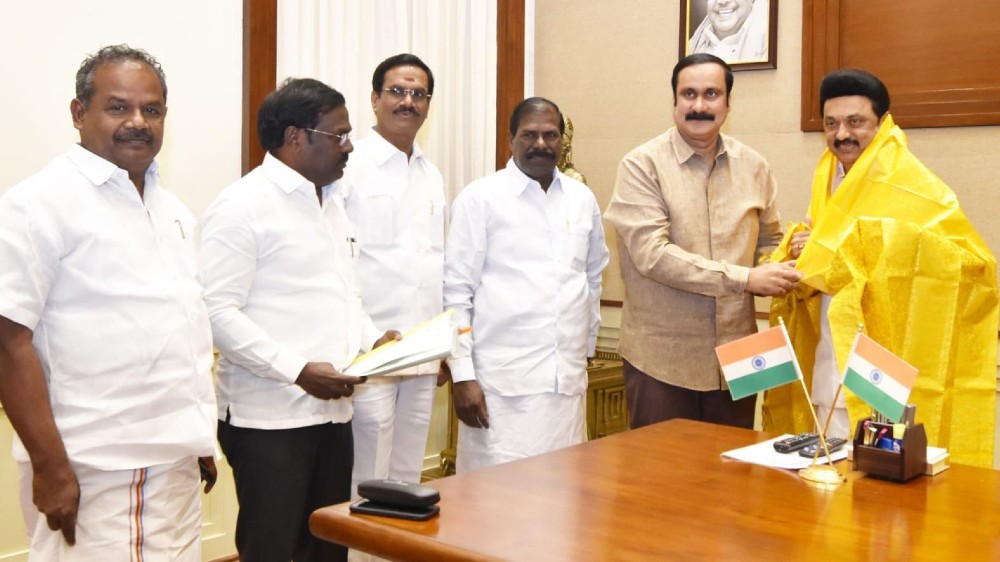 Anbumani meets Stalin to dicuss 10.5% reservation for Vanniyars
