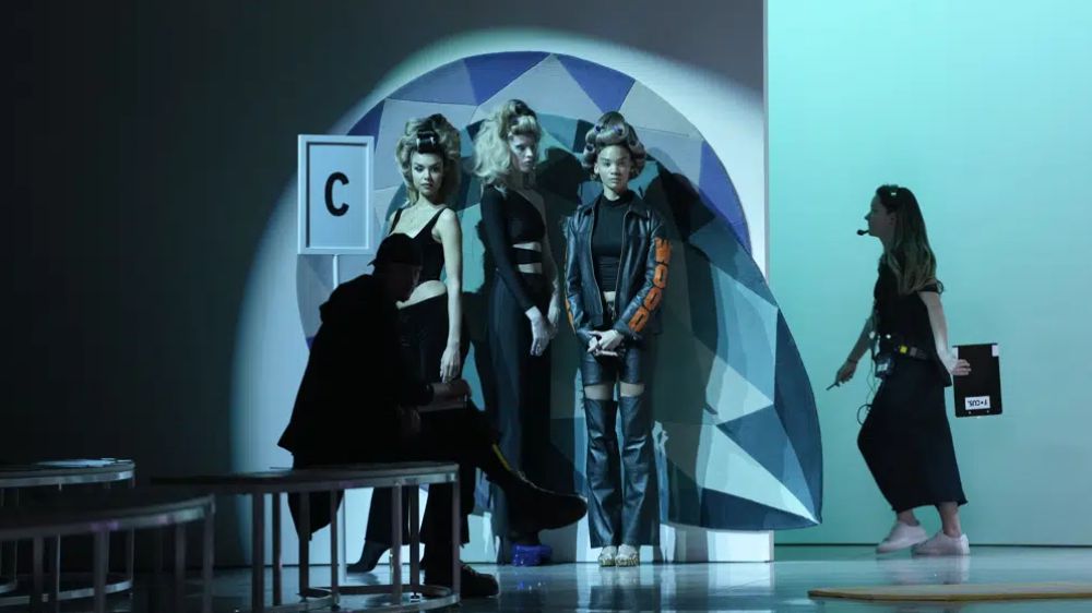 The Blonds close out NYFW in bejeweled, glitzy glamour