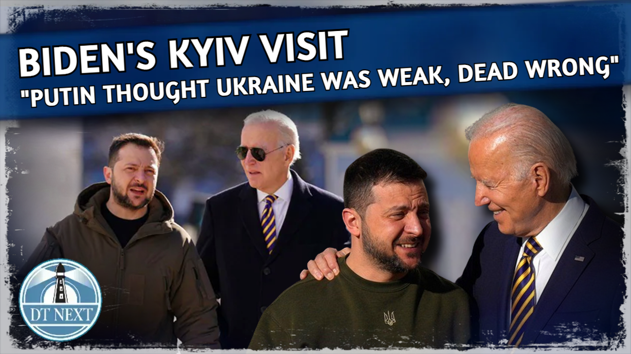 Bidens Kyiv visit: Putin thought Ukraine was weak, dead wrong Bidens Kyiv visit: Putin thought Ukraine was weak, dead wrong