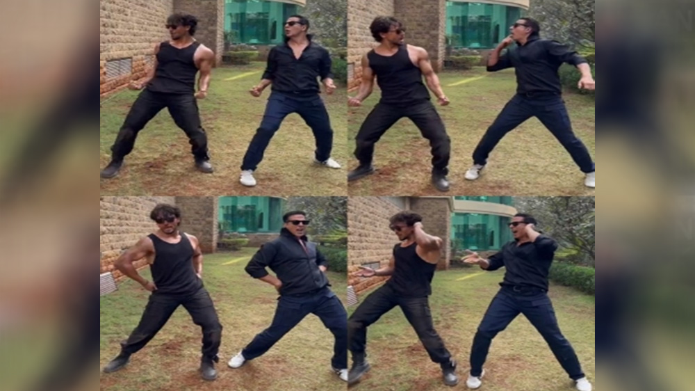 Tiger Shroff dances to Main Khiladi from Selfiee with Akshay