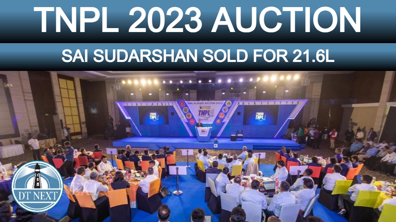 TNPL 2023 Auction: Sai Sudarshan sold for 21.6L