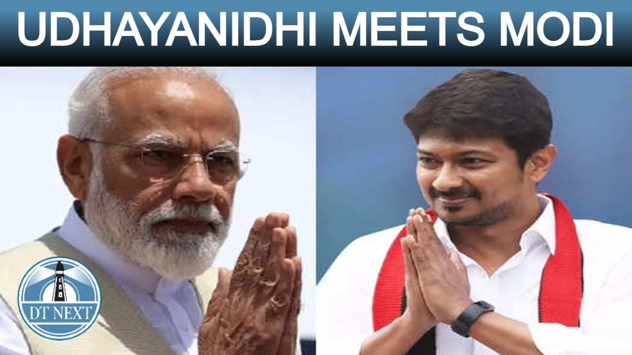 Minister Udhayanidhi meets Modi Minister Udhayanidhi meets Modi