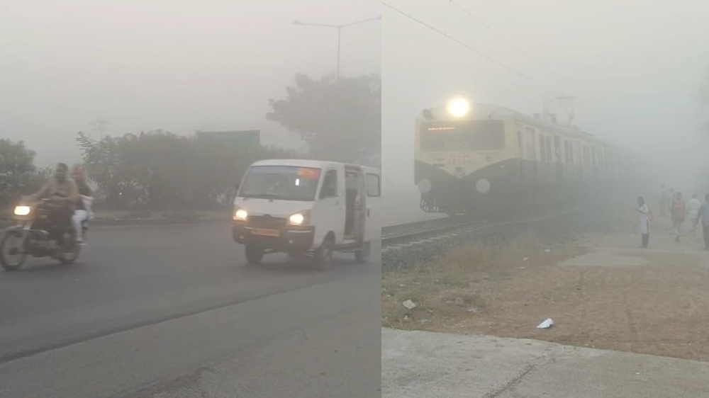 Unusual fog hinders air, road & rail traffic in Chennai, suburbs