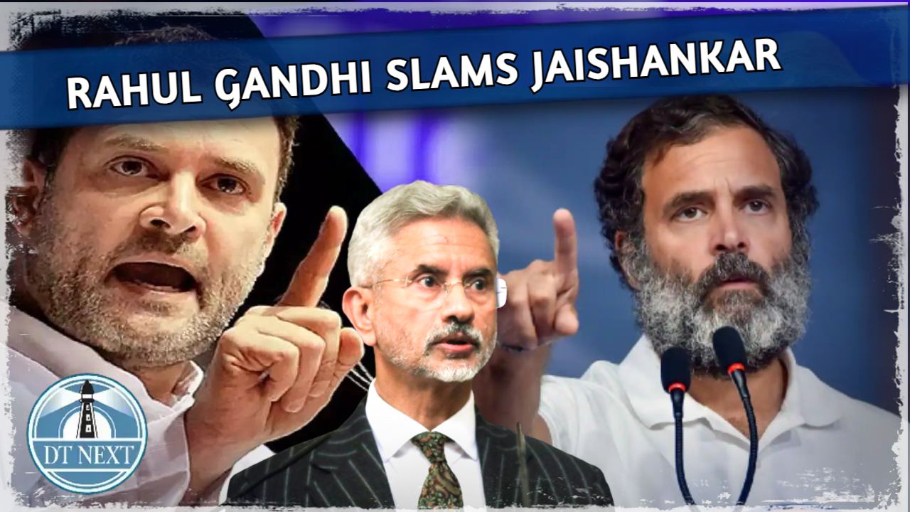 Rahul Gandhi slammed Jaishankars comment on China