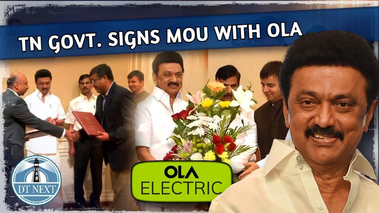 TN govt signs MoU with Ola to make EVs