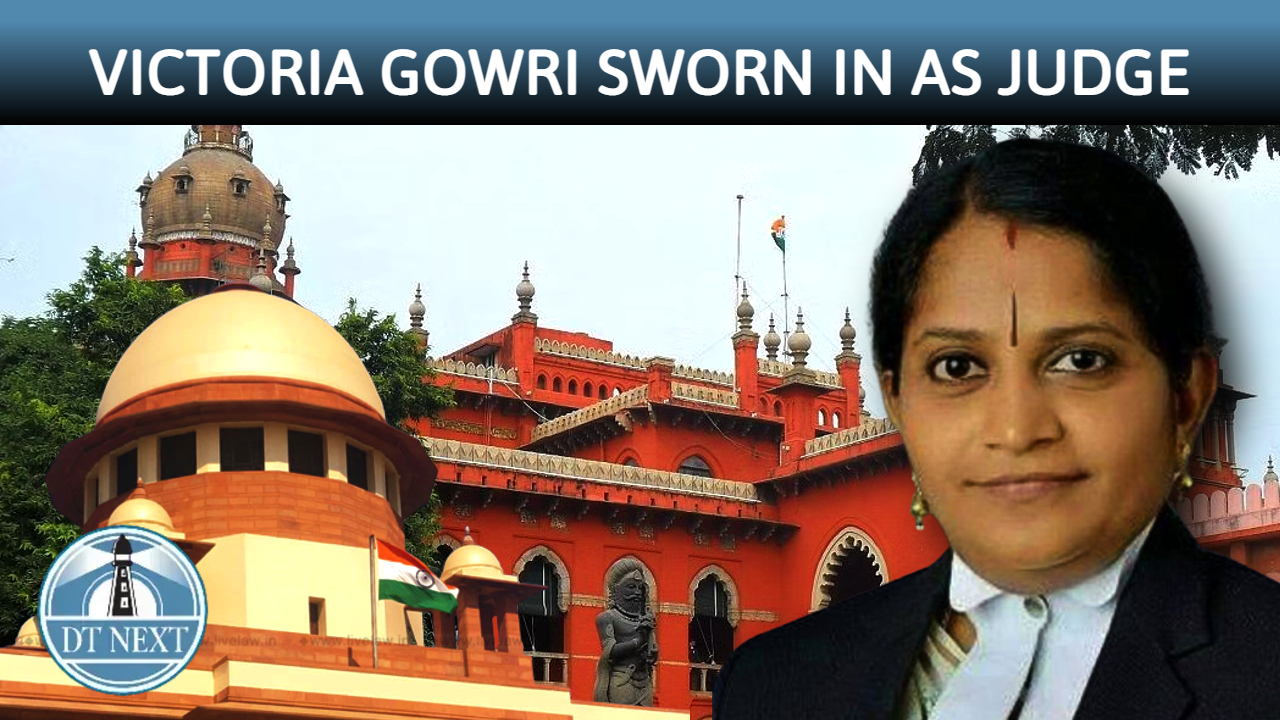 Lawyer Victoria Gowri sworn in as Judge Lawyer Victoria Gowri sworn in as Judge