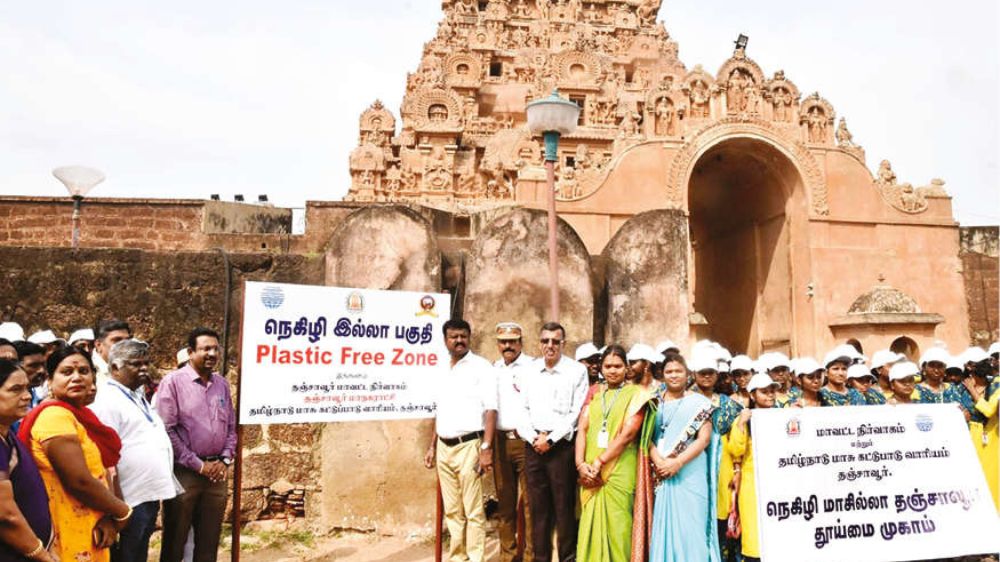 Entire Big Temple premises declared plastic-free zone